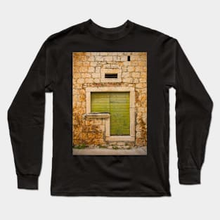 Door in Sutivan, Brac, Croatia Long Sleeve T-Shirt